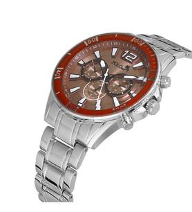 Polo Air Lüx Metal Erkek Kol Saati PL-0971Ex (Beyaz-Kahve)