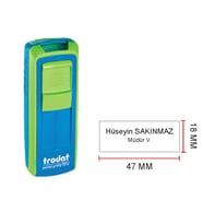 TRODAT 9512 CEP KAŞE - İSİM YAZILI KALEM HEDİYELİ (Yeşil)