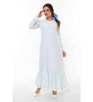 Pastelastore Neva Kadın Elbise Maxi Boy 1020-1 (Mint Yeşil)