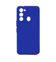 Kvy Tecno Spark 8C Biye Silikon Kılıf (Mavi)