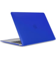 Apple MacBook Pro 13.3" M2 2022 2020 A2251 A2289 A2338 Kılıf Mat Ön Arka Kapak (Mavi)