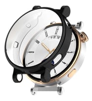 Sneezy Huawei Watch Gt4 41mm Tpu Yumuşak Silikon Kasa Ve Ekran Koruyucu (Siyah)