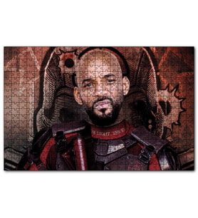 Cakapuzzle  Suicide Squad Deadshot  Puzzle Yapboz MDF (Ahşap) (1000 Parça)