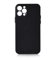 iPhone 12 Pro Kılıf Mat Ultra İnce Slims Kapak (Siyah)