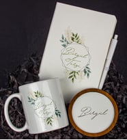 Kişiye Özel Defter Kalem Kupa Ve Bardak Altlığı Hediye Seti 103876 (Model 2)