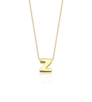 14 Ayar Altın Z Harfli Kolye (Rose)