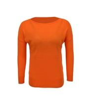 Kadın Kayık Yaka Spor Kazak 12489 BGL-ST04098 (Turuncu)