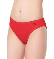 12 Adet Tutku Bayan Elastan Düz Bikini Külot (Kırmızı)
