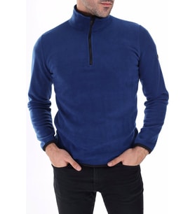 Ghassy Co. Erkek Yarım Fermuarlı Polar 9 Renk (İndigo)