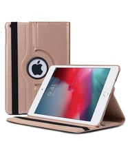 Microsonic Apple iPad Mini 5 7.9'' 2019 (A2133-A2124-A2125-A2126) Kılıf 360 Rotating Stand Deri (Rose)