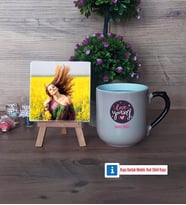 Love Yourself Fotoğraflı Dekoratif Taş, Kupa Bardak Beyaz Hediye (Model 10)