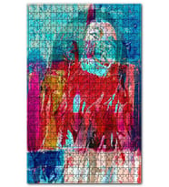 Cakapuzzle Bob Marley Renkler Kompozisyon Puzzle Yapboz MDF (Ahşap) (500 Parça)