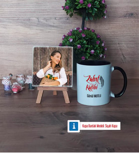 Zabıt Katibi Fotoğraflı Dekoratif Taş, Kupa Bardak Beyaz Hediye (Model 11)