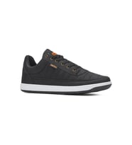 Günlük Erkek Sneaker Bağcıklı Dikişli Hafif Rahat Yürüyüş Spor Ayakkabı 013CİLT (Siyah - Beyaz)
