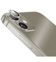 BİNANO Mini Metal Ring Iphone 11/12/12 Mini Lens Koruyucu 2'li Takım (Altın)