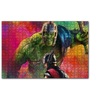 Cakapuzzle Thor ve Hulk  Puzzle Yapboz MDF (Ahşap) (255 Parça)