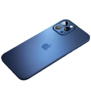 Uyumlu Model Apple iPhone 13 Pro Kılıf Ultra İnce Hayalet Sert Kapak (SAKS MAVI)