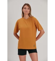 ALEXANDERGARDI OVERSİZE T-SHİRT (E23-00105) (Hardal)