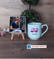 Bilgisayar Mühendisi Fotoğraflı Dekoratif Taş, Kupa Bardak Beyaz Hediye (Model 5)
