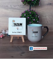 Yazılım Mühendisi Dekoratif Taş, Kupa Bardak Kırmızı Hediye (Model 9)