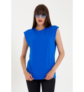 Kadın Regular Fit TişortSPR22TSK129 (Saks)