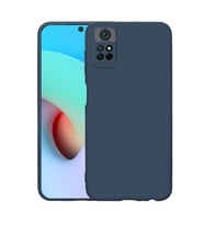 Xiaomi Redmi Note 12 Pro 4G Kılıf Kamera Korumalı iÇi Süet Dokulu Lansman Tipi Silikon (Lacivert)