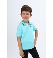 Toontoy Erkek Çocuk Baskılı Tişört (Mint Yeşili)