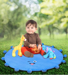 80 Cm Bebek Oyun Halısı (Mavi)
