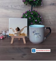 İsme Özel Doğum Günü Hediyesi Fotoğraflı Dekoratif Taş, Kupa Bardak Beyaz Hediye (Model 10)