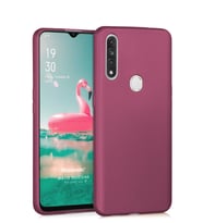 Microsonic Matte Silicone Oppo A31 Kılıf (Mor)