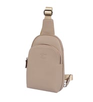 KANGAROO KINGDOM Hakiki Deri Siyah Erkek Body Bag Sırt Çantası 8155-S (Vizon)
