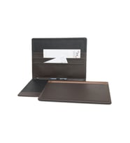 Sümen Kapaklı Masaüstü Tekli Raninbow Desk Pad Vegan 33x45 cm (KAHVE-TABA)
