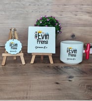 Evin Prensi Hediye Seti Kupa Bardak T Kulplu, Dekoratif Taş, Anahtarlık Erkek Kardeşe Abiye Çocuğa Doğum Günü Hediyesi (Model 1)