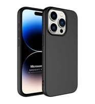 Microsonic Apple iPhone 15 Pro Kılıf Groovy Soft Derin Mor (Siyah)