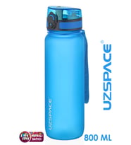 Uzspace  800 ml -Yeni Ebat-Boy 25 cm-Tritan Su Matarası Bpa Koku Sızdırma Yok -3053a (Mavi)
