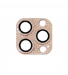 Apple iPhone 11 Pro CL-08 Kamera Lens Koruyucu (Pembe)