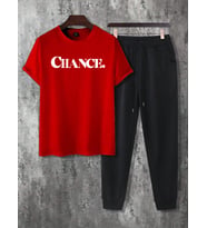 Unisex Chance Baskılı Eşofman Takımı (A.Kırmızı)