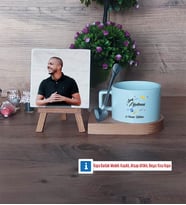 Sınıf Öğretmeni Fotoğraflı Dekoratif Taş, Kupa Bardak Beyaz Hediye Öğretmenler Günü Hediyesi (Model 8)