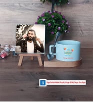 Doğum Günü Hediyesi Fotoğraflı Dekoratif Taş, Kupa Bardak Beyaz Hediye (Model 8)