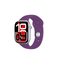 Açık Mavi Akıllı Saat Watch10 2025 Hediyeli AMOLED EKRAN (Mor-Gümüş)