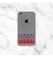 Iphone 6/6S Tasarım Kılıfları (103 Tasarım) (Kırmızı-Lacivert)