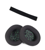 SteelSeries Arctis 3 5 Yedek Kafa bandı ve Kulaklık Pedi SET Kulaklık Yastığı Süngeri Headband (Yeşil)