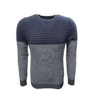 Ce-Ce C3532 Erkek Basic Triko Bisiklet Yaka İnce Kazak - C3532 - Lacivert - ST00769-Lacivert-XXL (Lacivert)