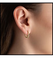 Gümüşistan 925 Ayar Gümüş Trend küpe (Gold)