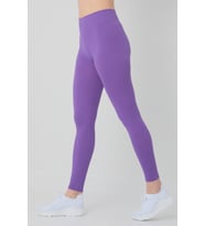 DoReMi Dikişsiz Örme Yüksek Bel Tayt (Mor)