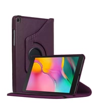 Microsonic Samsung Galaxy Tab A 8" 2019 T290 Kılıf 360 Rotating Stand Deri (Mor)