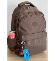 NEMO BAGS Okul Çantası Siyah Büyük Boy Unisex Su Geçirmez Kumaş Laptop Bölmeli Seyahat Çantası (Vizon)