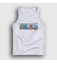 Presmono Unisex Sarı Anime One Piece Atlet 134983tt (Beyaz)