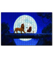 Cakapuzzle  Aslan Kral Simba Timon Pumba  Puzzle Yapboz MDF (Ahşap) (1000 Parça)