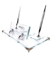 Kristal Vip Set Masa İsimlik Modern Ofis Dekoru (Uzay Desenli)